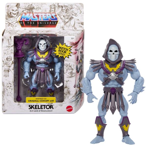Masters of the Universe Origins Sketch Book Series Action Figur: Skeletor