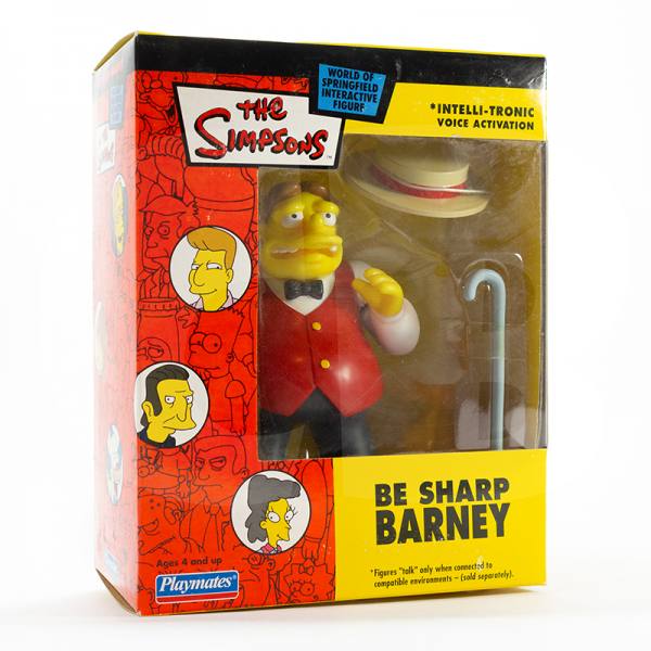 World of Springfiel Simpsons Mail-Away Exclusive Figur 12 cm: Be Sharp Barney
