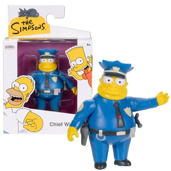 JAKKS Pacific Simpsons 7 cm Action Figur Wave 1: Chief Wiggum
