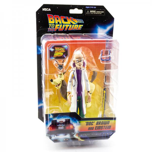 Zurück in die Zukunft Toony Classics 15 cm Action Figur: Doc and Einstein
