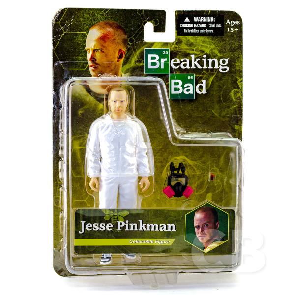 Breaking Bad 15 cm Action Figur: Jesse Pinkman in White Hazmat Suit