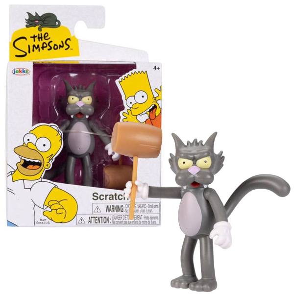 JAKKS Pacific Simpsons 7 cm Action Figur Wave 2: Scratchy