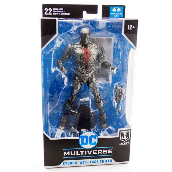 McFarlane DC Justice League Movie 18 cm Action Figur: Cyborg (Helmet)