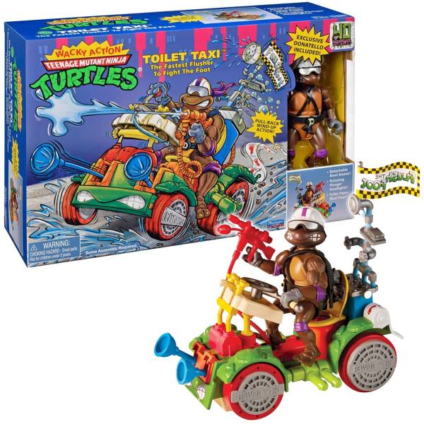 Teenage Mutant Ninja Turtles Classic Toilet Taxi mit Donatello Figur (US-Import)