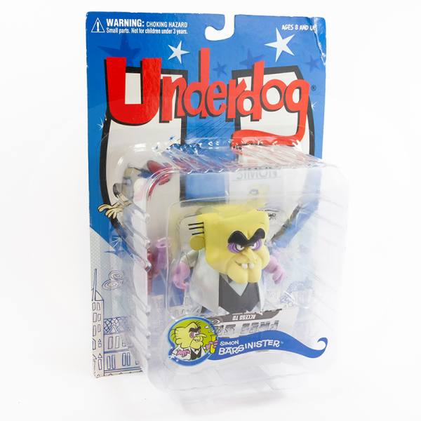 Underdog 12 cm Action Figur zur Cartoon Serie aus den 70er: Simon Barsinister