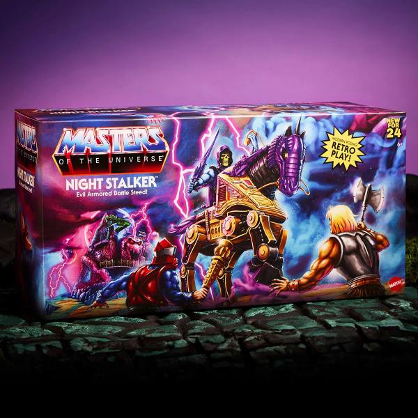 Masters of the Universe Origins Reittier | Fahrzeug für Figuren: Night Stalker