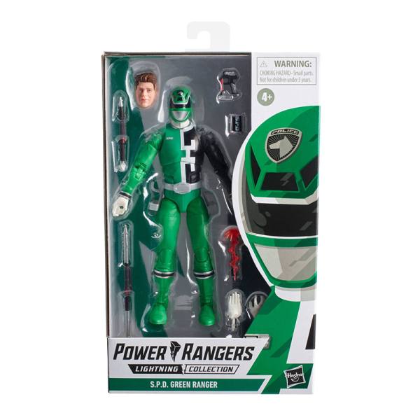 Power Rangers Lightning Collection 15cm Figur Wave 3: S.P.D. Green Ranger (F2053)