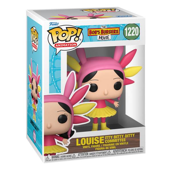Funko POP! The Bob's Burgers Movie 9 cm Vinyl Figur: Louise Itty Bitty Ditty Committee