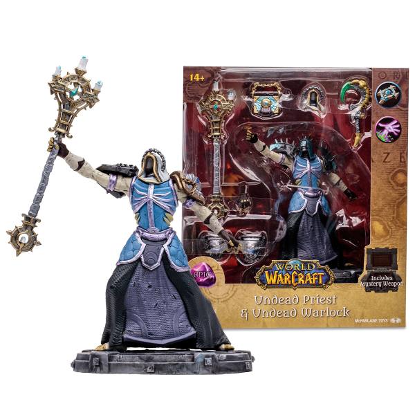 McFarlane World of Warcraft Action Figur 15 cm: Undead Priest Warlock (Epic)
