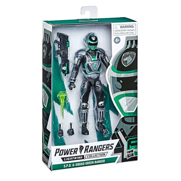 Power Rangers Lightning Collection 15cm Figur: S.P.D. A-Squad Green Ranger