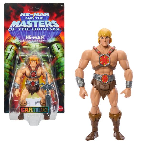 Masters of the Universe Origins 14 cm Figur Wave 27: He-Man (200X / Cartoon)