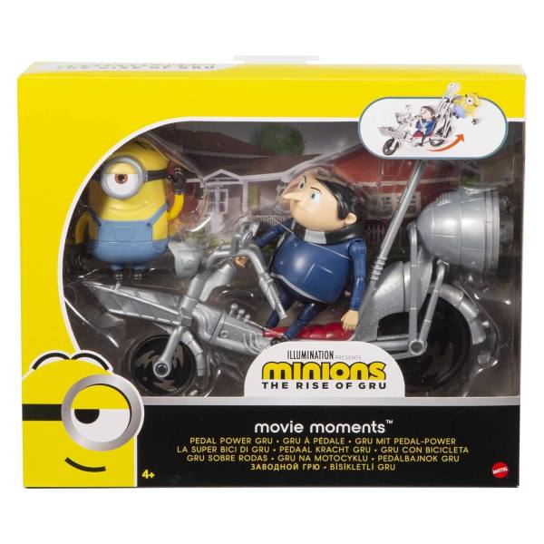 Minions: Auf der Suche nach dem Mini-Boss Playset mit Figur und Zubehör: Gru mit Pedal-Power