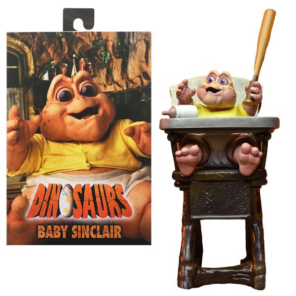 NECA Dinosaurs | Die Dinos 18 cm Action Figur: Baby Sinclair