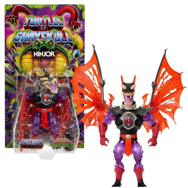 Turtles of Grayskull MOTU & TMNT 14cm Action Figur Wave 6: Ninjor
