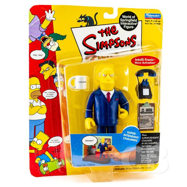 World of Springfiel Simpsons 12 cm Action Figur Serie 8: Superintendant Chalmers