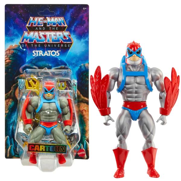 Masters of the Universe Origins 14 cm Figur Wave 18: Stratos (Cartoon Collection)