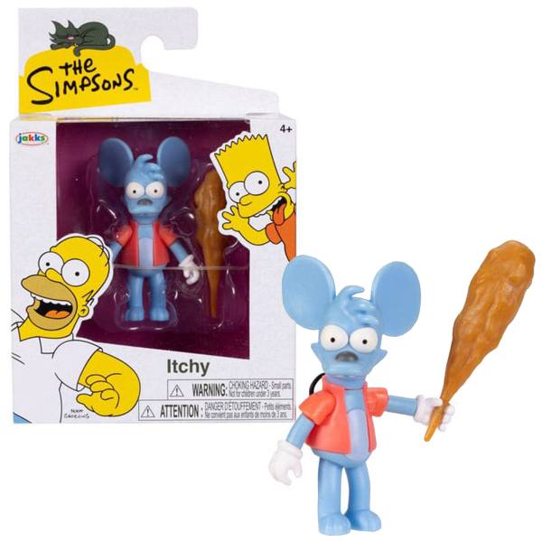 JAKKS Pacific Simpsons 7 cm Action Figur Wave 2: Itchy