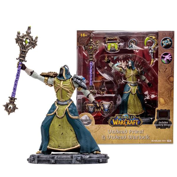 McFarlane World of Warcraft Action Figur 15 cm: Undead Priest Warlock
