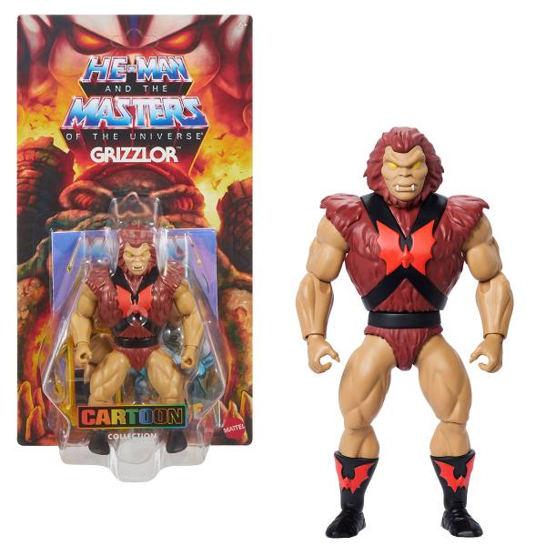 Masters of the Universe Origins 14 cm Figur Wave 25: Grizzlor (Cartoon Collection)